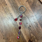 Minimal Red Evil Eye Protection Dangle Wire Loop Bag Charm/Keychain