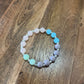 Pastel Pink, Purple, Green & Blue Beaded Bracelet | Handmade