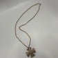 Vintage 1970s Accessocraft N.Y.C. Gold Vintage Textured Pendant Necklace