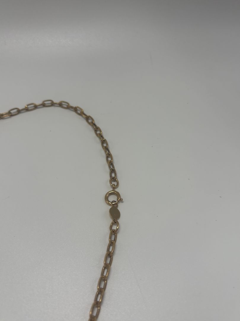 Vintage 1970s Accessocraft N.Y.C. Gold Vintage Textured Pendant Necklace