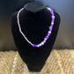 Trendy Purple Beaded Necklace | Handmade