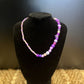 Trendy Purple Beaded Necklace | Handmade