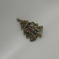 Gerry's Gold-Tone Vintage Mid-Century 1960s/1970s Christmas Tree Holiday Brooch Pin