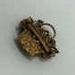 Gold-Tone Vintage Rhinestone Flower Basket 1950s/1960s Brooch Pin