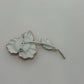 Yellow/Red Vintage Flower Power 1960s Mod Pop Art Brooch Pin