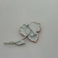 Yellow/Red Vintage Flower Power 1960s Mod Pop Art Brooch Pin