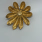Richelieu Gold-Tone Vintage Faux Pearl 1960s Flower Brooch Pin
