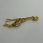 Gold-Tone Vintage Mid-Century 1970s/1980s Standing Giraffe Brooch Pin