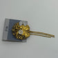 Gold-Tone Vintage 1990s "My Grandma's Clock" Collage Brooch Pin