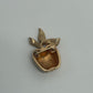 Avon Gold-Tone Vintage 1974 Gilded Apple Brooch Pin