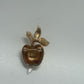 Avon Gold-Tone Vintage 1974 Gilded Apple Brooch Pin