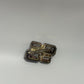 1950 Vintage Blue/Clear Rhinestone Silver-Tone Brooch Pin