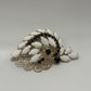 Gold-Tone Vintage 1960 Filigree Cabochon Mid Century Brooch Pin