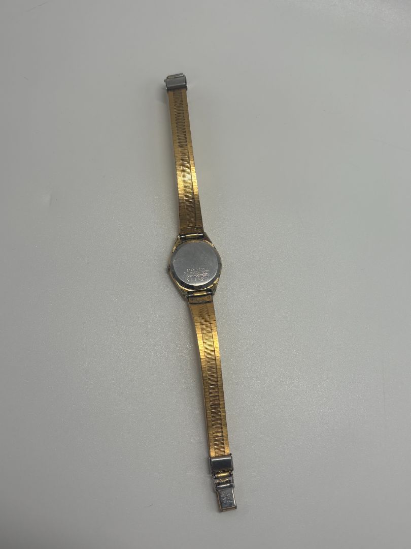 Seiko 3421-0079 Vintage 1980s Gold-Tone Quartz Watch