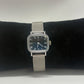 Timex Vintage 1970s Silver-Tone Cushion Case Watch