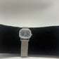 Timex Vintage 1970s Silver-Tone Cushion Case Watch