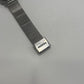 Timex Vintage 1970s Silver-Tone Cushion Case Watch