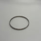 Vintage 1970s/1980s Sterling Silver Stamped Egyptian Ankh Bangle Bracelet