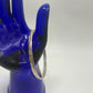 Vintage Vintage 1970s/1980s Silver-Tone Leafs & Hieroglyphic Stamped Bangle Bracelet