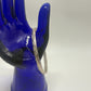 Vintage Vintage 1970s/1980s Silver-Tone Leafs & Hieroglyphic Stamped Bangle Bracelet