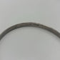 Vintage 1970s/1980s Sterling Silver Stamped Egyptian Ankh Bangle Bracelet