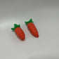 Carrot 2pcs Clay Magnets | Handmade