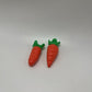 Carrot 2pcs Clay Magnets | Handmade