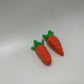 Carrot 2pcs Clay Magnets | Handmade