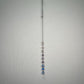 LGBTQ+ Pride Bisexual Flag Car Charm & Accessory | Silver | Handmade