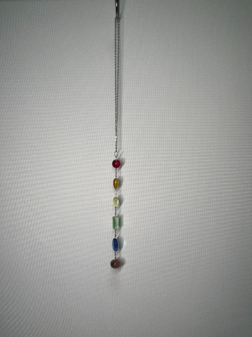 LGBTQ+ Pride Beaded Car Charm & Accessory | Silver | Non-Adjustable