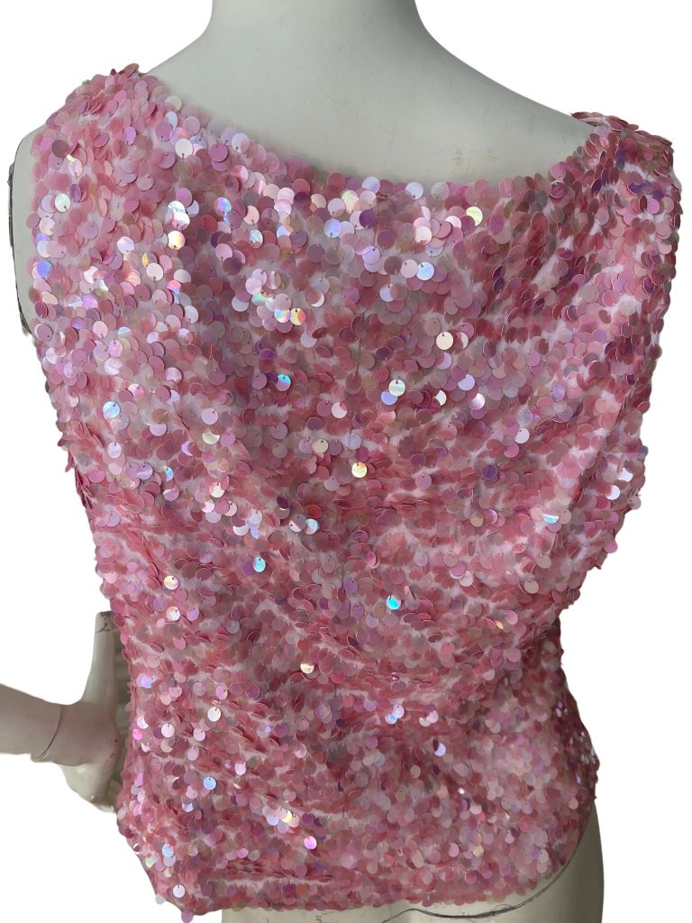 JS Boutique Pink Sequin Tank