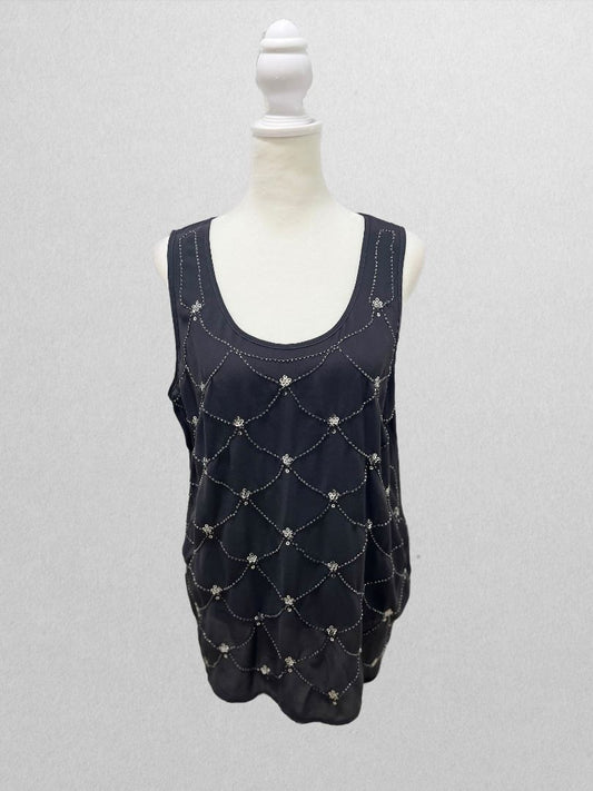 Juicy Couture Grey Sequin Tank