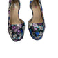 Just Fab 'Jazzy' Black Floral Platform Heels