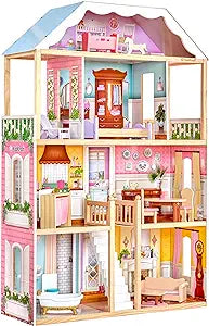 KidKraft Classic Wooden Dollhouse, Charlotte