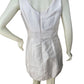 Laundry by Shelli Segal Cream Sleeveless Knee Length Dress