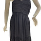 Lauren Conrad Black/White Polka Dot Strapless Mini Dress