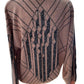 Lavane NY Vintage 80s Pink and Black Sweater