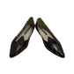Libby Edelman Brown and Gold Flats
