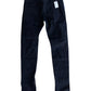 Longbida Black/White Striped Jeans
