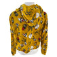 Looney Tunes Yellow Cropped Hoodie