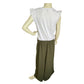 Madewell Olive Pull On Wide Leg Pants