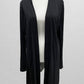 Maite Perroni Black Cardigan with Lace Back