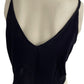 MakeMeChic Black Tie Front Crop Tank