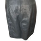 MangoPop Faux Leather Black Mini Skirt