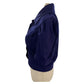 Mind Code Navy Short Sleeve Button Up Jacket