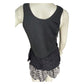 Mossimo Black Patterned Elastic Waist Shorts