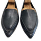 Musshoe Black Pointed Toe Loafers