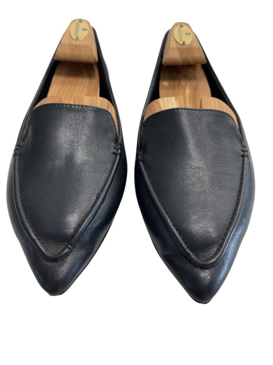 Musshoe Black Pointed Toe Loafers