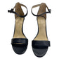 Naturalizer Joy Black Heel Sandals with Ankle Strap