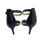 Naturalizer Joy Black Heel Sandals with Ankle Strap